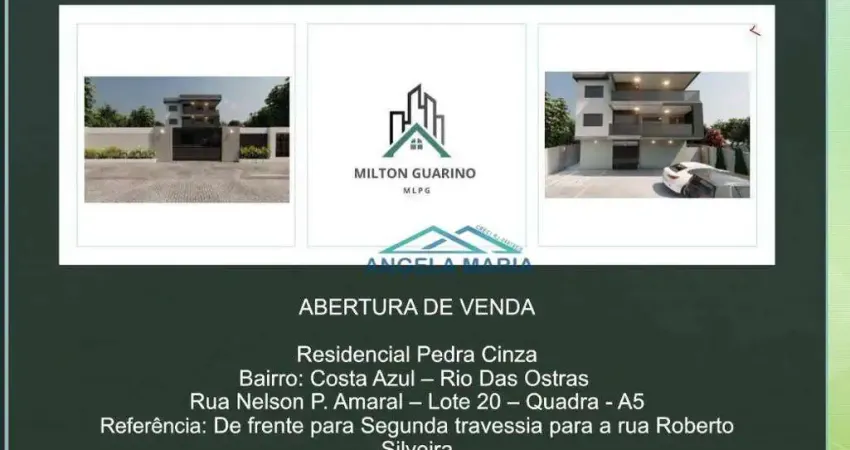 Apartamento com 3 quartos à venda na Rua Nelson Pecegueiro do Amaral, Costazul, Rio das Ostras