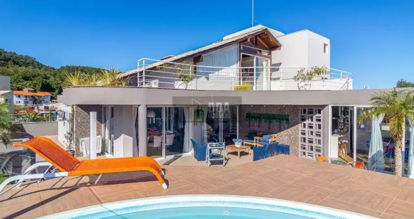 Espetacular cobertura duplex em canajurê, vista paradisíaca.