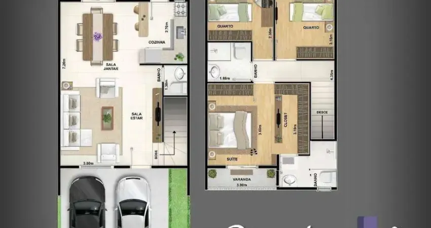 Casa em condomínio fechado com 3 quartos à venda na Rua Doutor Américo Figueiredo, Jardim Simus, Sorocaba