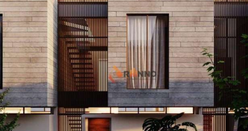 Casa em condomínio com 3 suítes, 187 m², no bairro Mercês.
