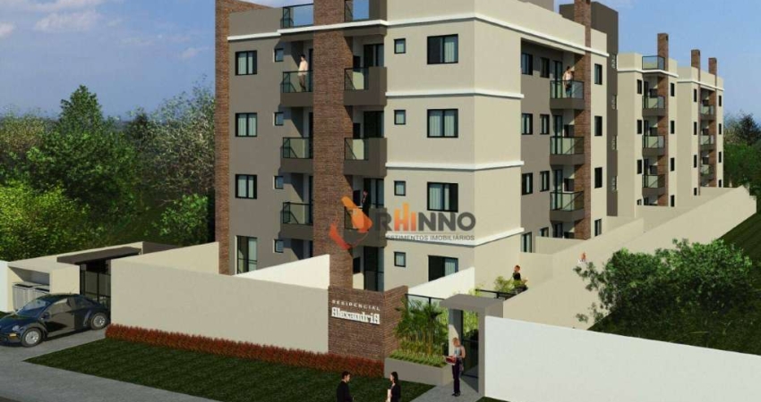 Apartamento com 1 dormitório à venda, 38 m² por R$ 255.000,00 - Alto Boqueirão - Curitiba/PR