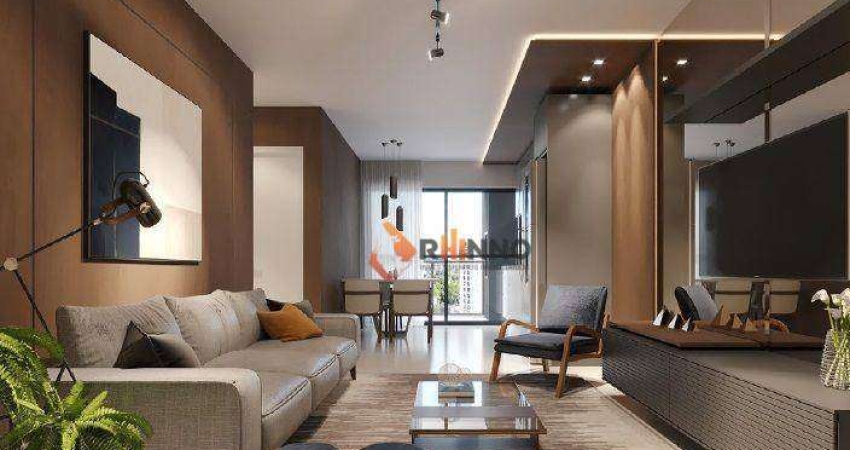 Apartamento com 2 quartos, 1 suíte, 66,48m² no Centro de Curitiba.