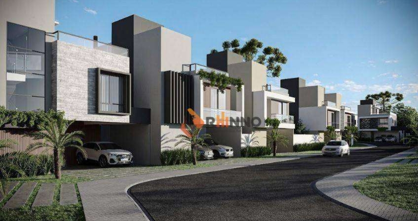 Casa nova em Condomínio com 3 suítes em Santa Felicidade.