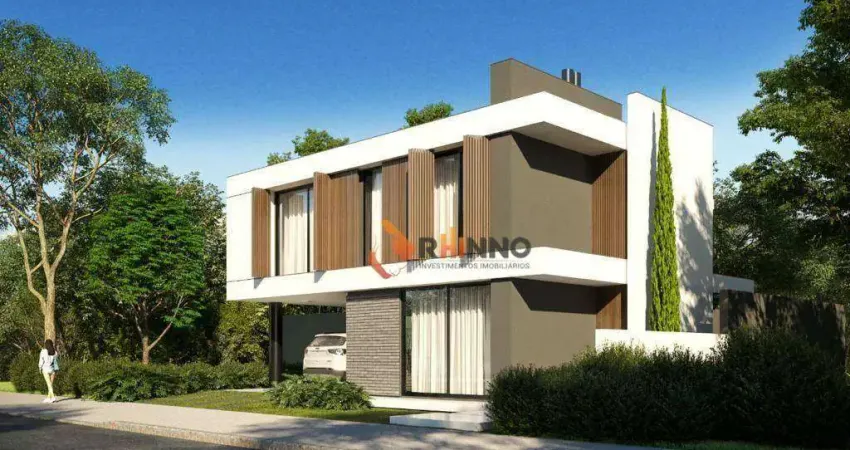 Casa de alto padrão em condomínio com 3 suítes, 180m² no bairro Ipê em São José dos Pinhais.