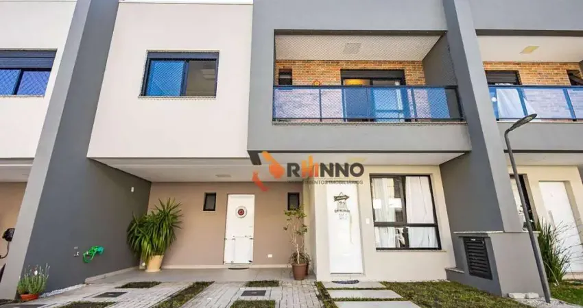 Casa em condomínio 3 suítes à venda, 136 m² por r$ 1.070.000 - santo inácio - curitiba/pr