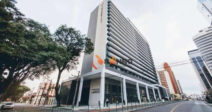 Studio/flat com 1 dormitório à venda, 24 m² por r$ 335.000 - alto da glória - curitiba/pr