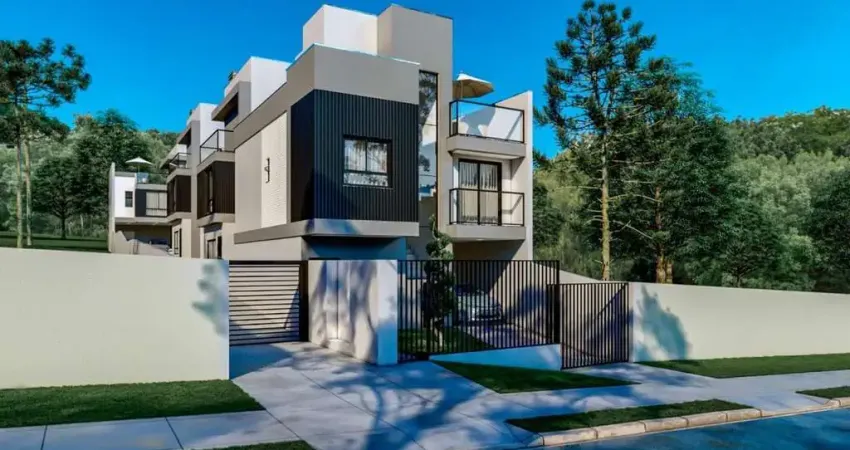 Casa com 3 suítes à venda, 143 m² no bairro mercês - curitiba/pr