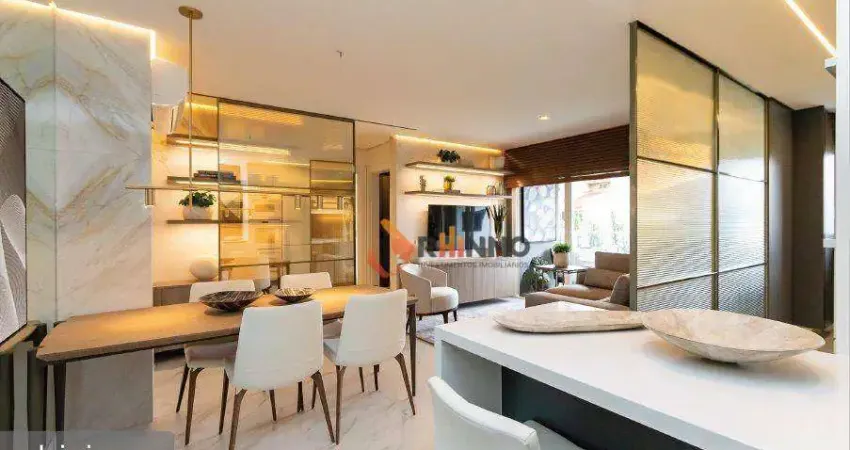 Apartamento com 2 quartos, 1 suíte no bairro campo comprido.