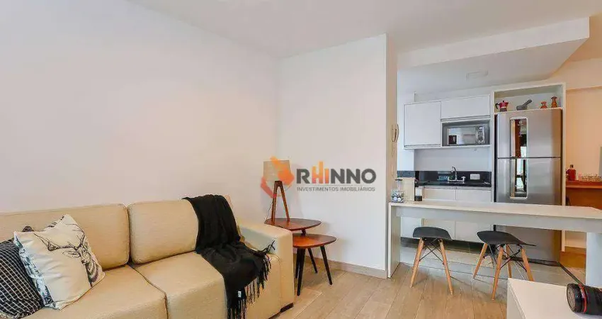 Studio com 1 dormitório à venda, 30 m² por r$ 372.000,00 - água verde - curitiba/pr