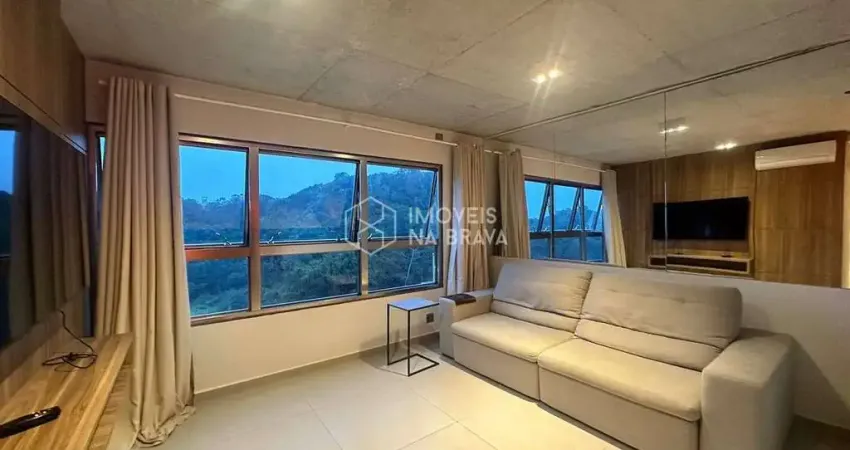 Apartamento 2 quartos 1 vaga, vista mar - locacao praia brava - itajai/sc