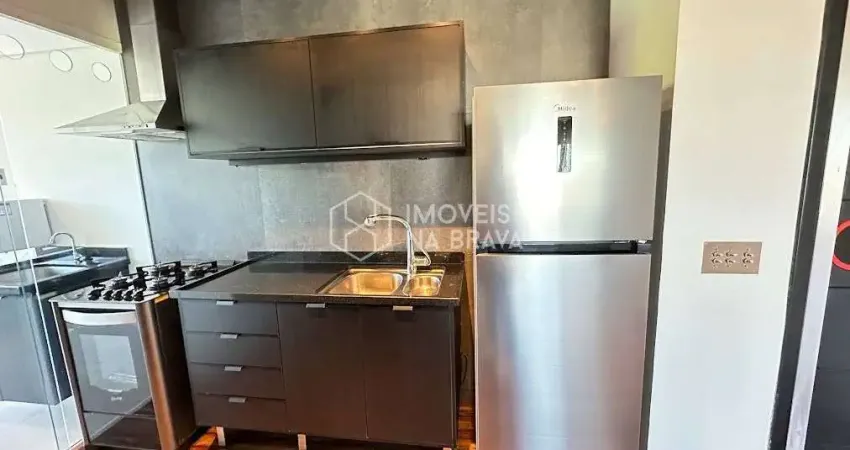 Apartamento 1 quarto, 1 vaga - mobiliado - locacao - praia brava - itajai