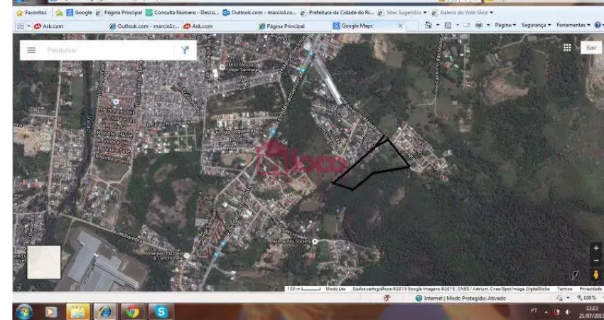 Terreno em condomínio fechado à venda na Fernão de Magalhães, 776, Campo Grande, Rio de Janeiro