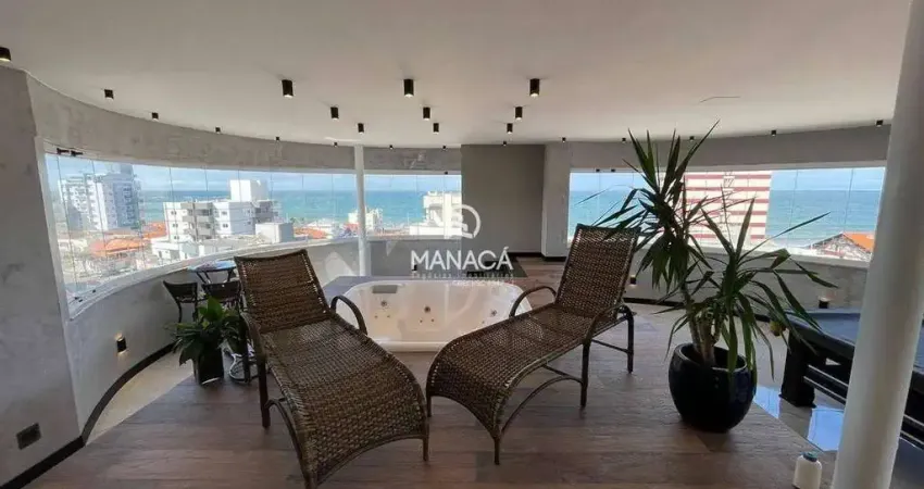 Cobertura duplex 3 quartos / apartamento vista mar - centro barra velha sc