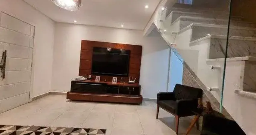 Sobrado com 3 dormitórios à venda, 140 m² por r$ 1.500.000,00 - campo grande - santos/sp