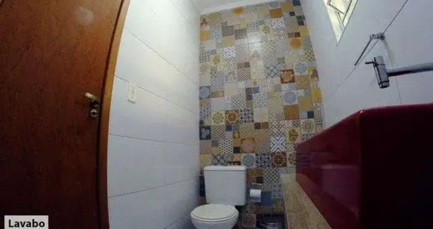Sobrado com 3 dormitórios à venda, 85 m² por R$ 350.000 - Parque Bitaru - São Vicente/SP