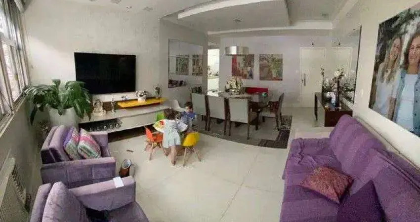 Apartamento com 3 dormitórios à venda, 141 m² por r$ 742.000,00 - gonzaga - santos/sp