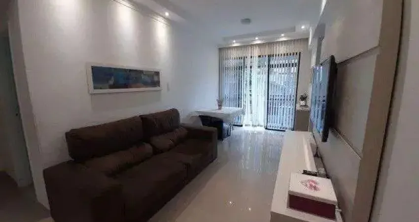 Apartamento com 2 dormitórios à venda, 70 m² por r$ 325.000,00 - itararé - são vicente/sp