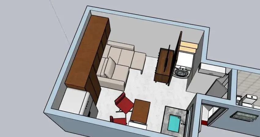 Kitnet com 1 dormitório à venda, 19 m² por r$ 110.000,00 - centro - são vicente/sp