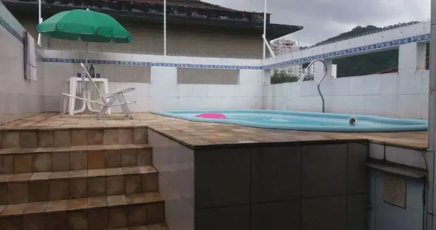 Casa com 3 dormitórios à venda, 268 m² por r$ 1.300.000 - campo grande - santos/sp