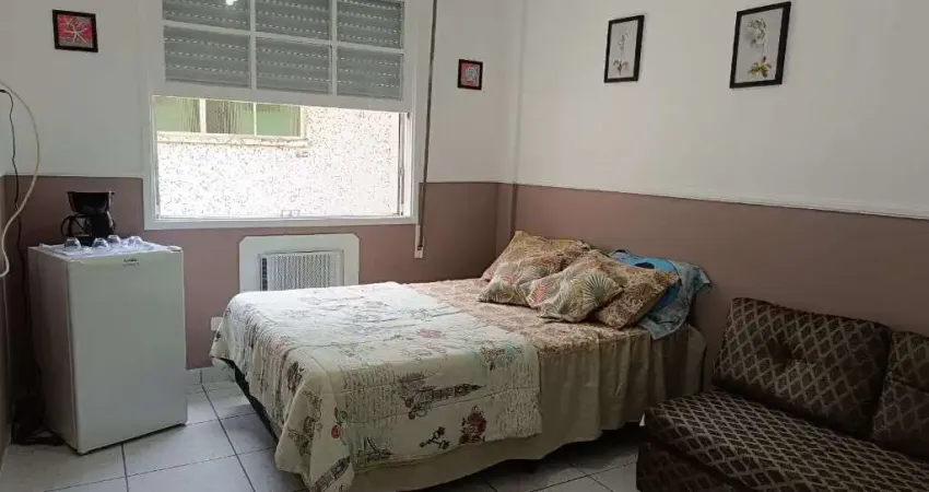 Kitnet com 1 dormitório à venda, 30 m² por r$ 238.000,00 - embaré - santos/sp