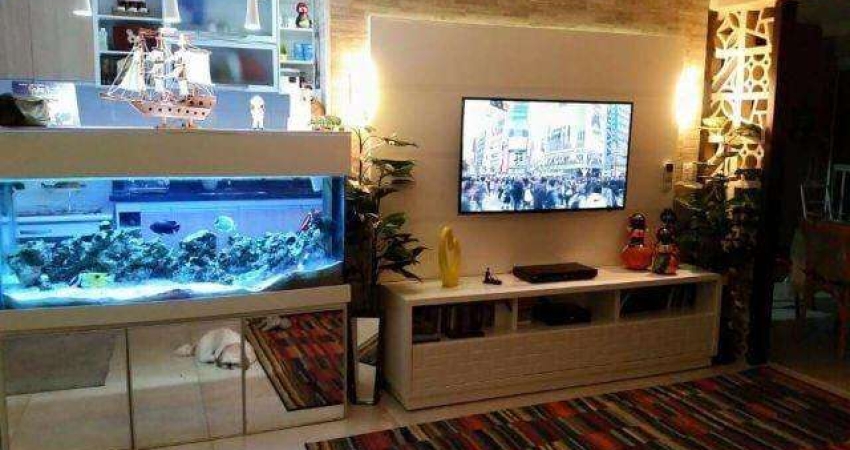 Apartamento residencial à venda, Encruzilhada, Santos.