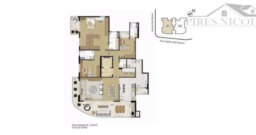 Apartamento com 4 quartos à venda no Ponta da Praia, Santos