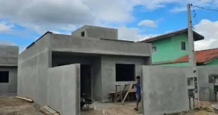 Casa em construção, em barra velha a partir de r$255.000,00!