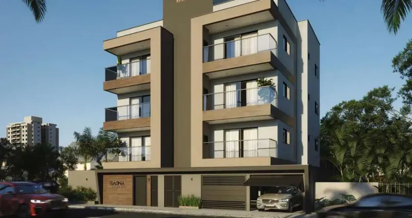 Apartamento com 2 dormitórios à apenas 350m do mar em bal. piçarras - sc