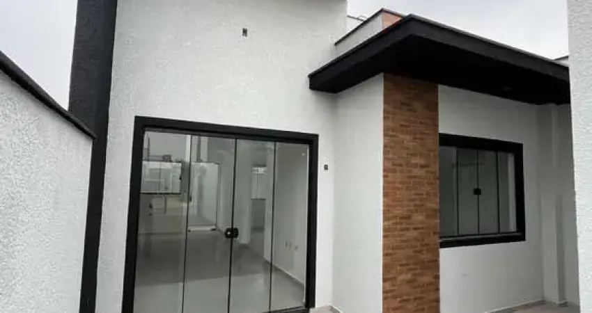 Casa nova, pronta para morar, 2 dormitórios em itajuba, barra velha-sc.