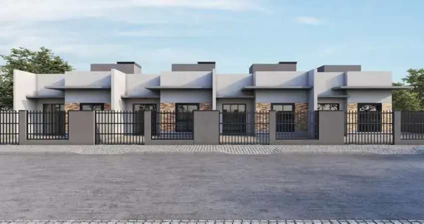 Casa de esquina  em construção, 2 dormitórios, itajuba em barra velha-sc.