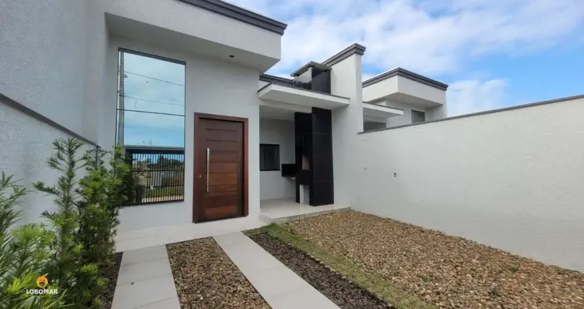 Casa nova, pronta para morar, 3 dormitórios, sendo 1 suíte, itajuba, barra velha