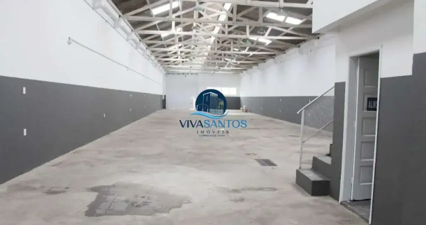 Galpão para locação com 639 m² de área, 580m² de área de armazenagem