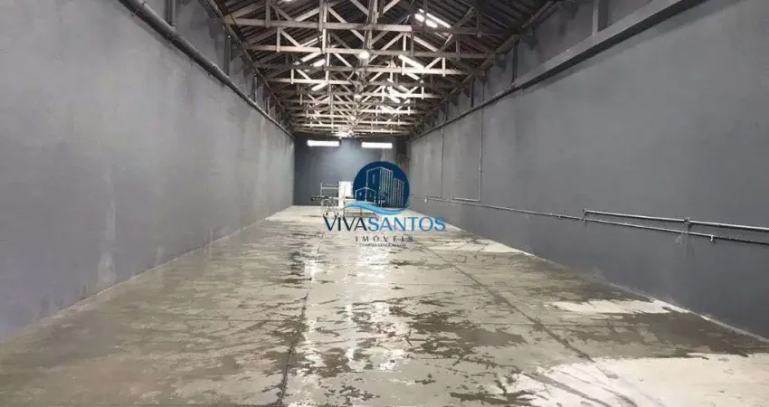 Barracão / Galpão / Depósito para alugar no Valongo, Santos