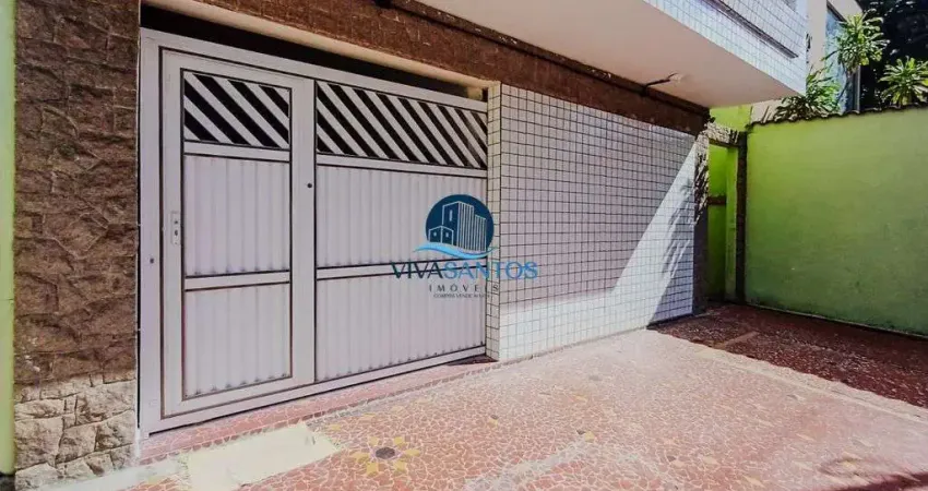 Apartamento térreo com 3 dormitórios na vila belmiro em santos-sp