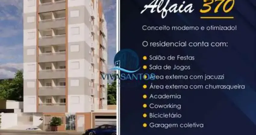 Apartamento com 1 quarto à venda na Rua Comendador Alfaia Rodrigues, 370, Aparecida, Santos