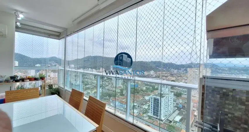 Apartamento com 3 quartos para alugar no Campo Grande, Santos 