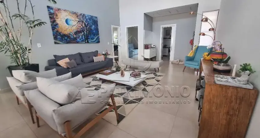 Casa terrea em condominio, 3 dorms c/ 1 suite, alphaville nova esplanada 4, votorantim