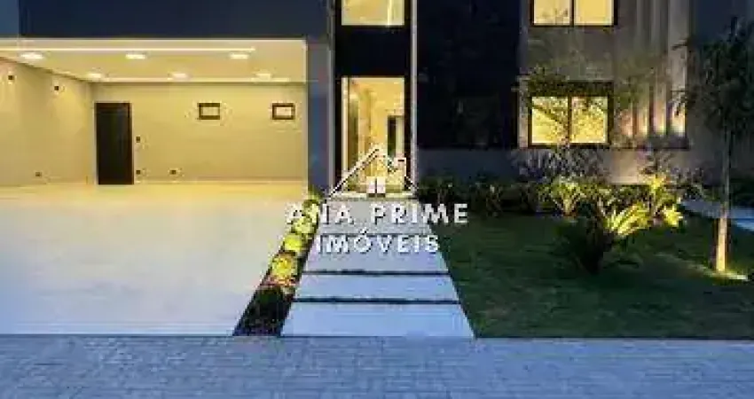 Casa contemporânea 400m² - 4 suítes - Condomínio Jardim do Golfe