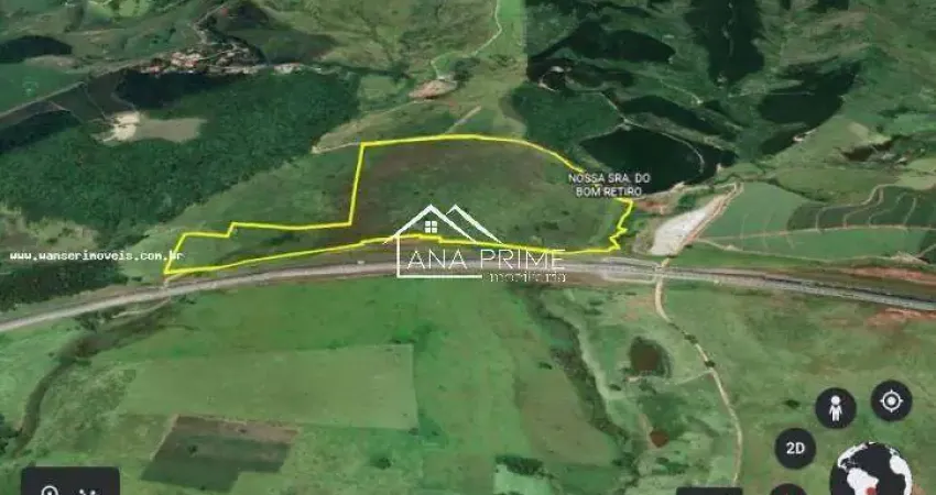 Terreno comercial à venda na Estrada Municipal Nelson Tavares da Silva, Bom Retiro, São José dos Campos