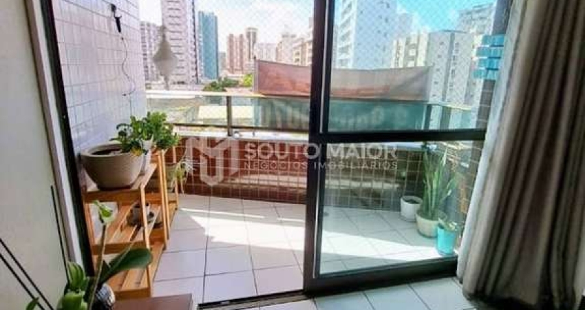 Cód:10 - Apto com 94m² à venda com 3 quartos 1 suíte 2 vagas - Boa Viagem-Recife por R$ 540.000