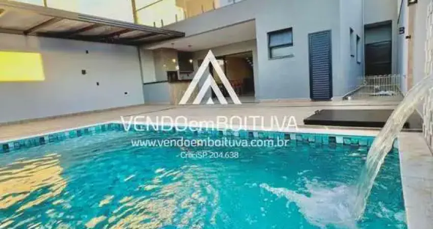 Casa em Condomínio para Venda em Boituva, Portal Ville Jardins, 3 dormitórios, 3 suítes, 5 banheiros, 4 vagas