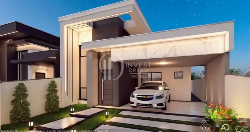 Casa com piscina 03 dorm bosque da mata tijucas sc, areias, tijucas - sc