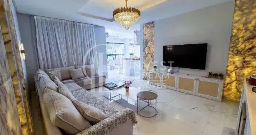 Apartamento 4 suítes e 4 vagas de garagem, meia praia, itapema - sc