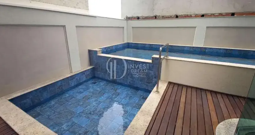 Apartamento 01 suíte + 02 demi suítes, meia praia, itapema - sc