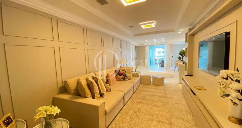 Apartamento 4 suítes sendo 1 master , meia praia, itapema - sc