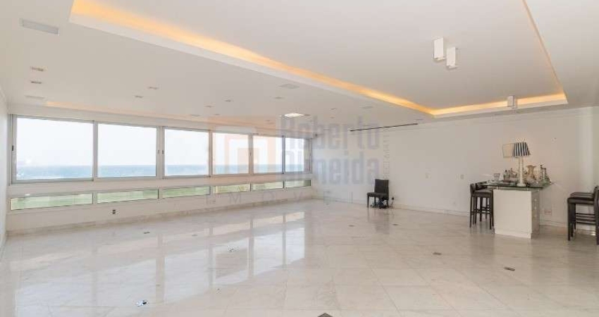 Maravilhoso Apartamento à Venda na Vieira Souto Ipanema Frontal Mar de 480m² linear com 4 Quartos Sendo 2 Suítes Cozinha Salão para 5 Ambientes