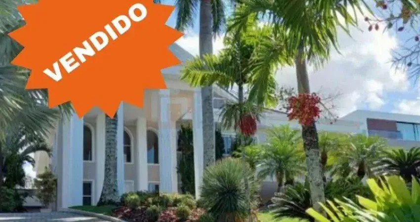 Magnífica Casa à Venda no Condomínio Mansões de 1500m² com 4 Suítes Ampla Área de Lazer com Piscina Sauna e Sala de Cinema