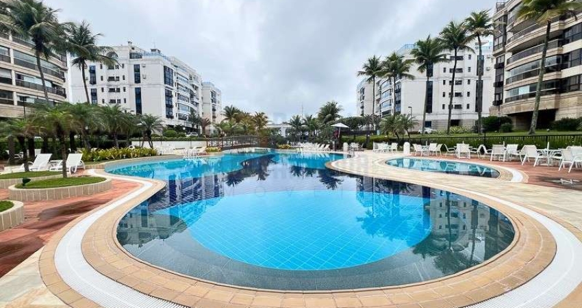 Apartamento à Venda na Praia da Barra da Tijuca RJ no Condomínio Saint Tropez Vista Mar 145m² Ampla Sala 4 Quartos Sendo 2 Suítes Varanda 2 Vagas