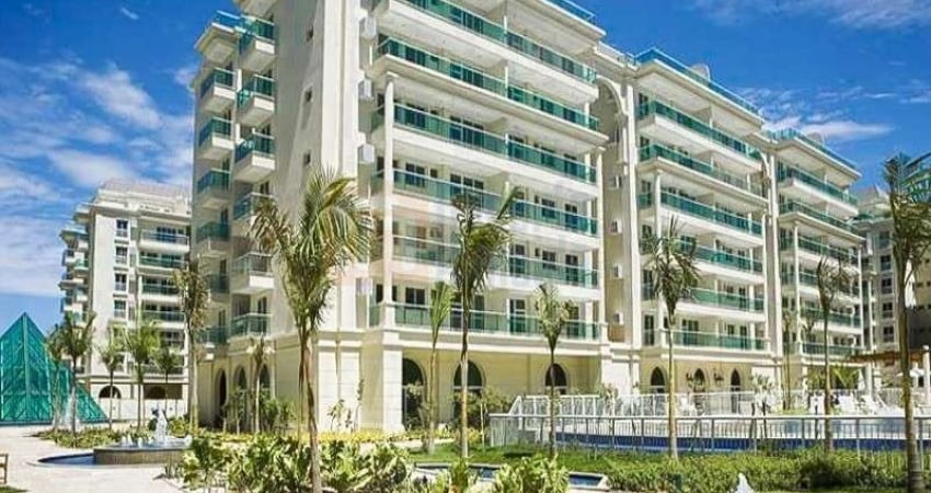 Apartamento à Venda no Condomínio Le Parc Barra da Tijuca Reformado Decorado 130m²  Sala 2 Ambien3 Quartos sendo 1 Suíte 2 Varanda 2 Vagas de Garagem