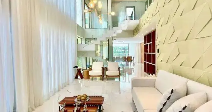 Casa luxuosa, porteira fechada tem 600 metros quadrados com 4 suítes em Alphaville 1 Salvador
